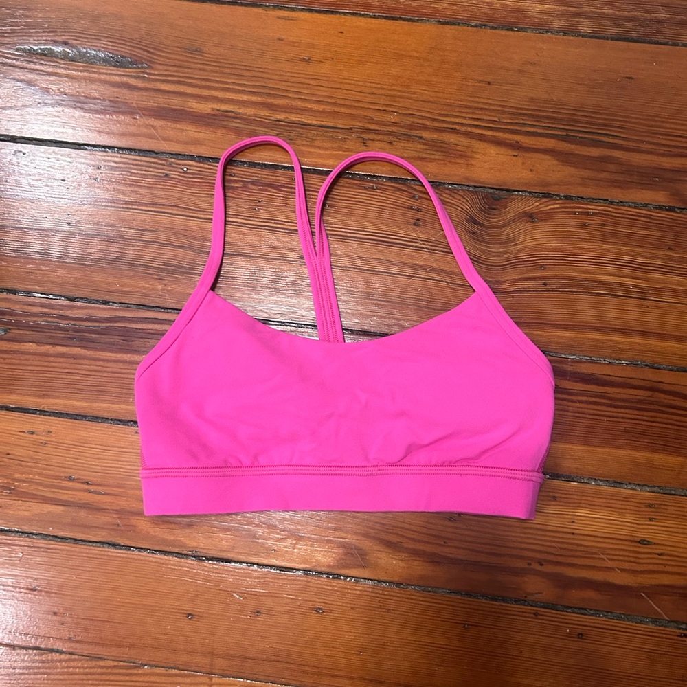 Lululemon Sonic Pink Flow Y Bra